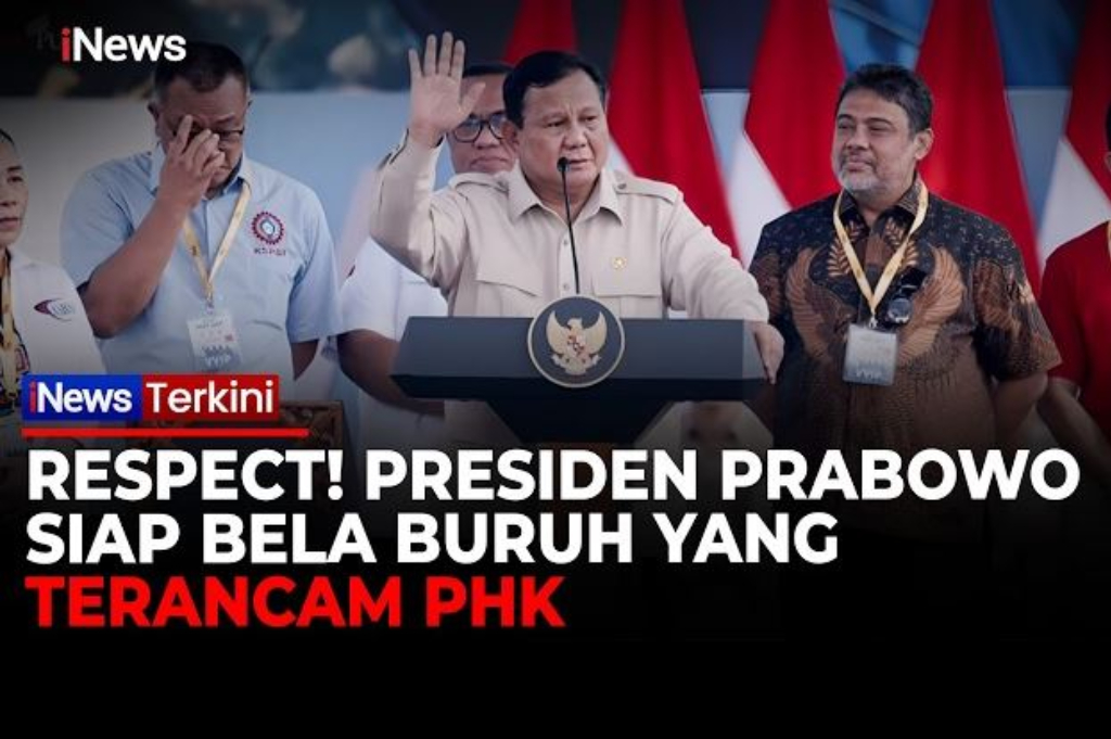 Prabowo Janjikan Perlindungan Pekerja, Tegaskan Pemerintah Siap Bela Buruh Terancam PHK